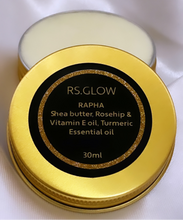 Load image into Gallery viewer, Rapha-Shea Butter,Rose hip Oil,Vitamin E Oil & Turmeric Essential Oil (Natural Moisturiser)