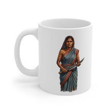 Load image into Gallery viewer, Indo-Caribbean tribute Ceramic White Mug 11oz
