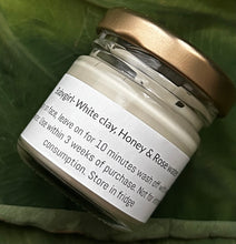 Load image into Gallery viewer, Babygirl-Kaolin White Clay, Honey &amp; Rosewater (Natural Facemask)
