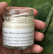 Load image into Gallery viewer, Babygirl-Kaolin White Clay, Honey &amp; Rosewater (Natural Facemask)
